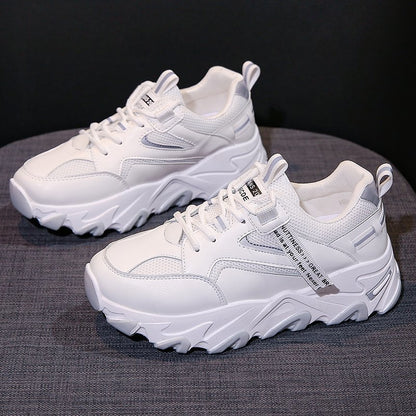 Damen Sportliche Sneakers mit atmungsaktiver Mesh-Oberfläche Stalluxe