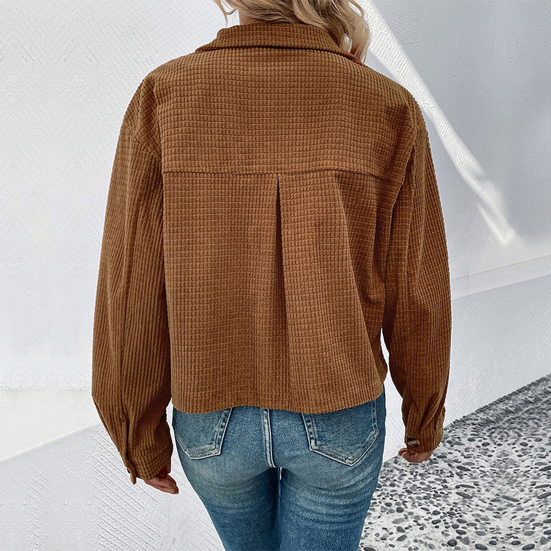 Damen leichte Kordjacke Stalluxe