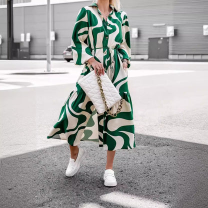 Damen Modisches Maxikleid mit elegantem Wickeldesign und seitlichen Schlitz Stalluxe