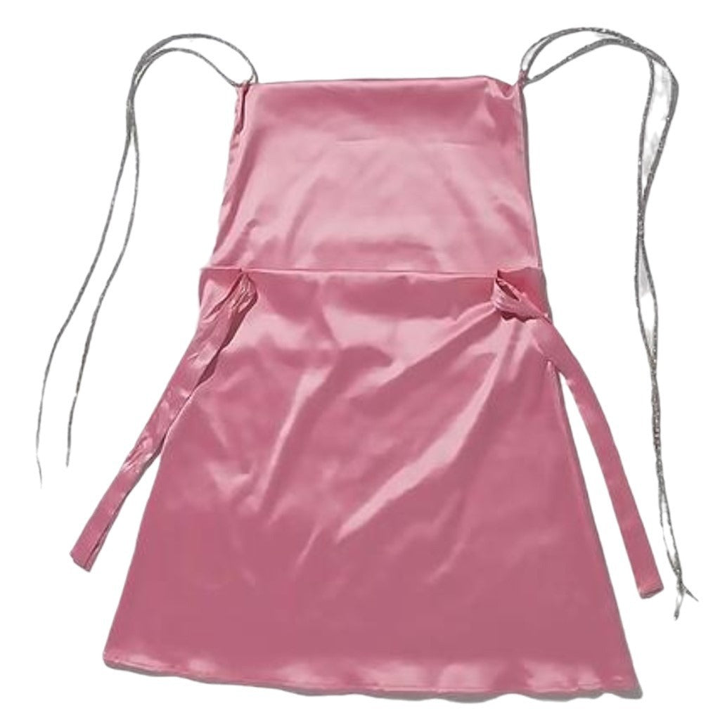 Damen Satin-Nachtkleid mit feinen Trägern und eleganter Passform Stalluxe