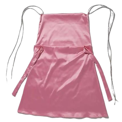 Damen Satin-Nachtkleid mit feinen Trägern und eleganter Passform Stalluxe