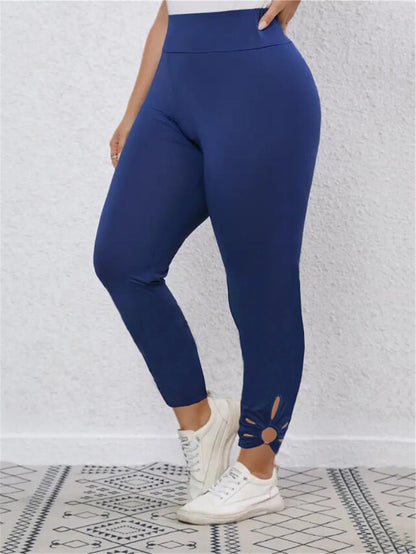 Damen Hochbundige Leggings mit stilvollen Schnittdetails Stalluxe