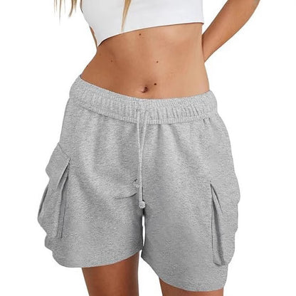 Damen lässige Freizeithose mit komfortablem Gummibund und praktischen Seitentaschen Stalluxe