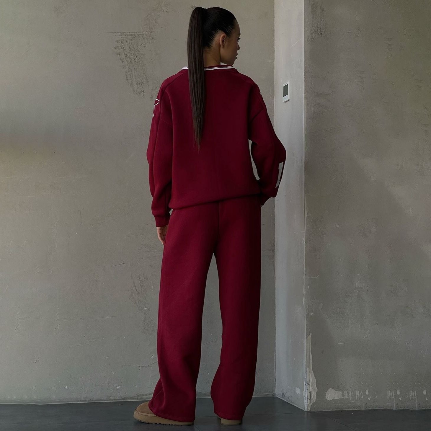 Damen Sportliches Freizeitanzug mit weitem Schnitt und lässigem Design Stalluxe