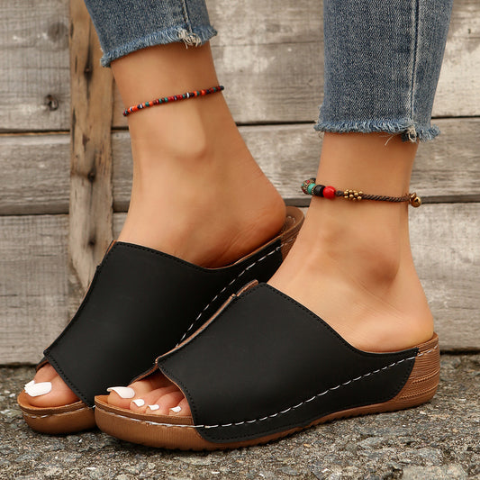 Damen modische High-Comfort-Pantoletten Stalluxe