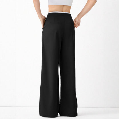 Damen Weite Sporthose mit Kordelzug und Praktischen Taschen Stalluxe