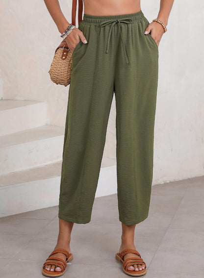 Women's Relaxed Fit Lightweight Trousers Stalluxe
