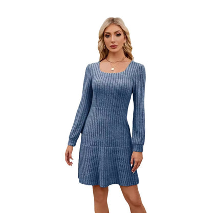 Damen gestricktes Midikleid Stalluxe