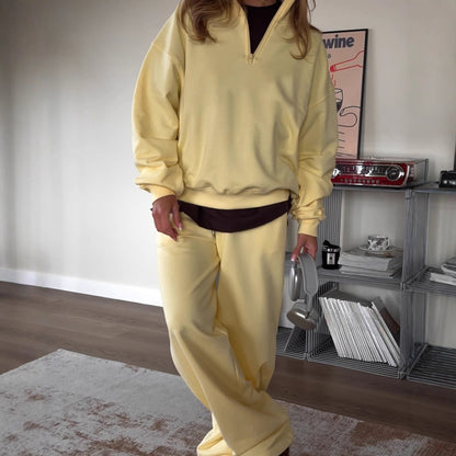 Damen lässiger Hoodie und Jogginghose Stalluxe