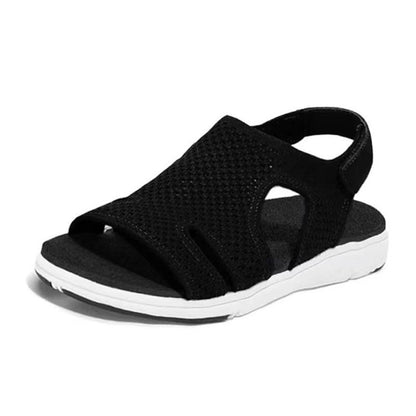 Damen Freizeitsandalen mit atmungsaktiver Netzstruktur Stalluxe