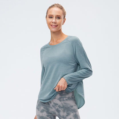 Damen Atmungsaktives Langarmshirt mit innovativem Design und Rückenschnitt Stalluxe