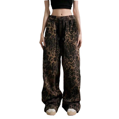 Damen Freizeithose im tierischen Druck Stalluxe