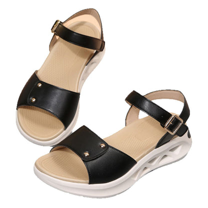 Damen Komfortable Sandalen mit gepolstertem Fußbett und verstellbarem Riemendesign Stalluxe