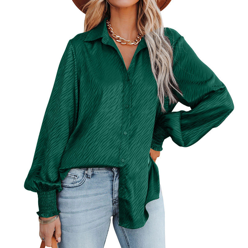 Damen Bluse mit lässigem Schnitt und voluminösen Ärmeln Stalluxe