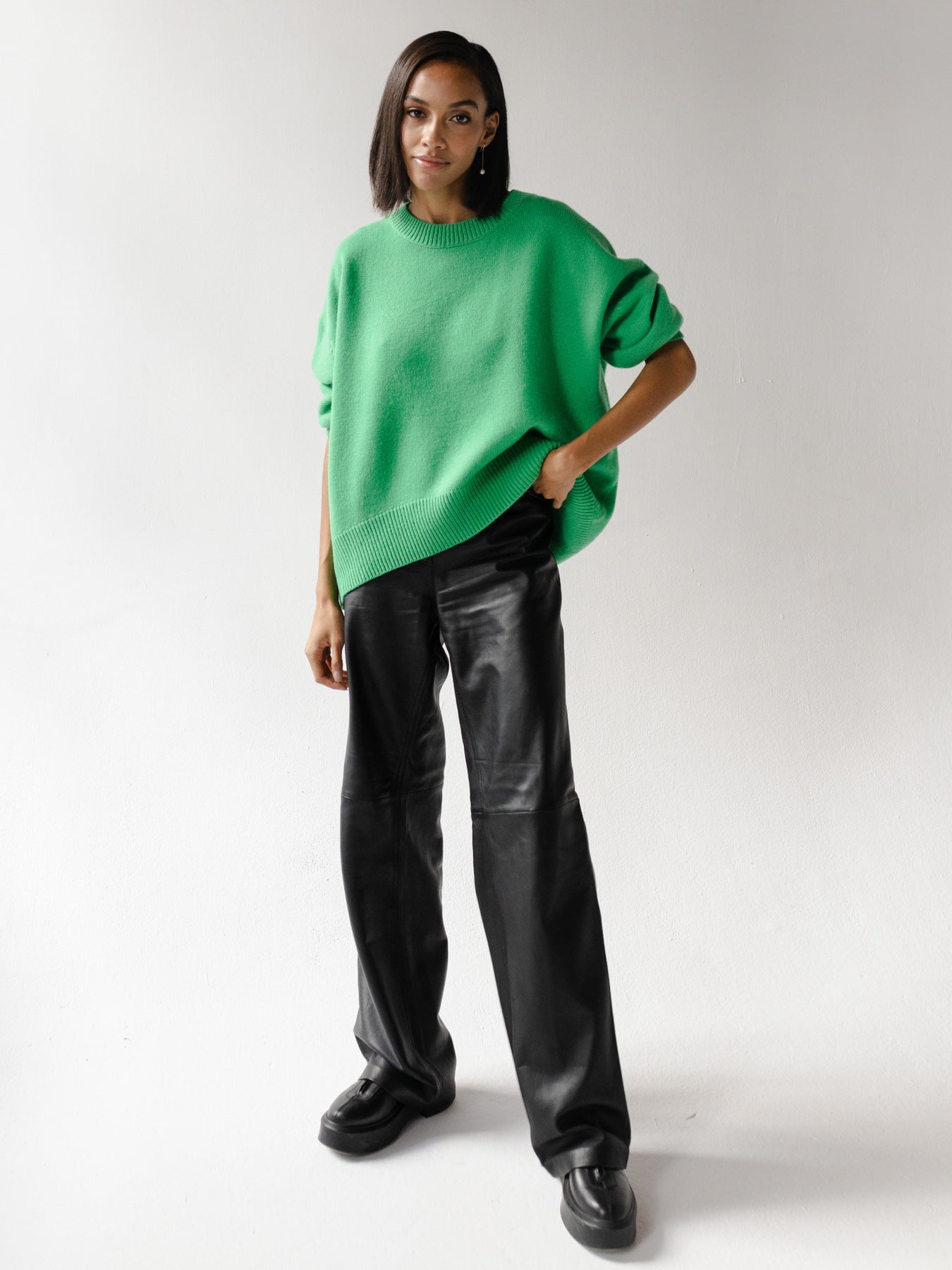 Damen Oversized Pullover mit weichem Feinstrick Stalluxe