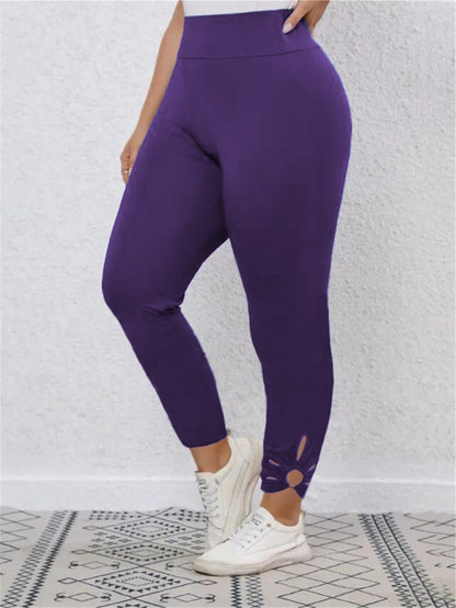 Damen Hochbundige Leggings mit stilvollen Schnittdetails Stalluxe