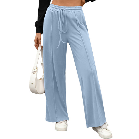 Damen Lässige Pluderhose aus hochwertigem Material mit elastischem Bund Stalluxe