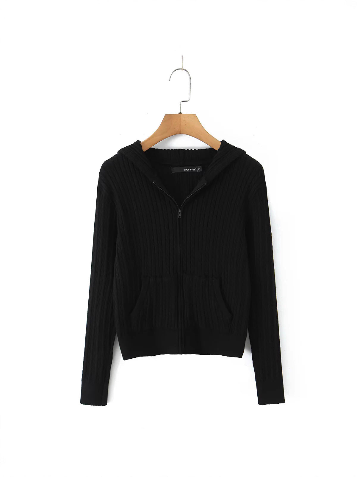 Damen Freizeit-Hoodie mit strukturierter Oberflächenverarbeitung und praktischen Taschen Stalluxe