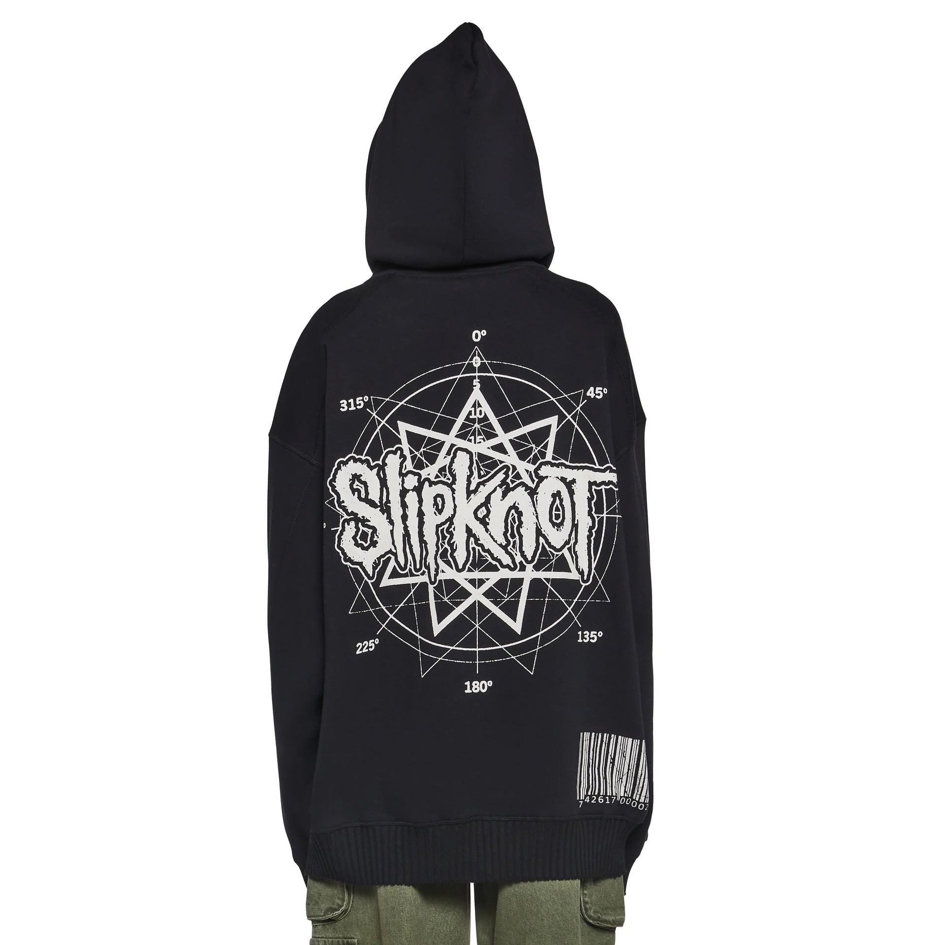 Damen Kapuzenjacke mit künstlerischem Grafikdruck und lässigem Schnitt Stalluxe