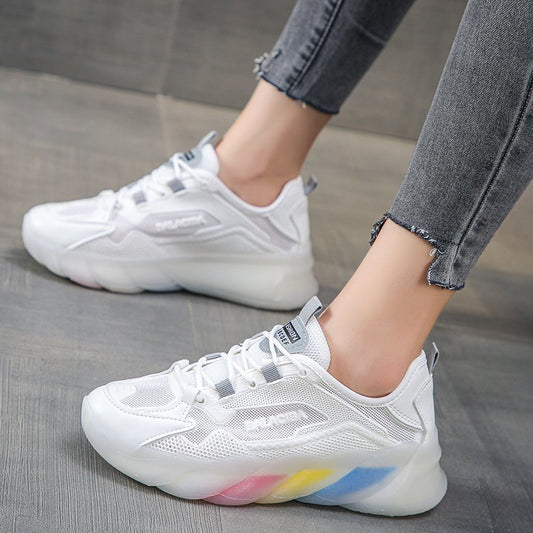 Damen modische Sneakers mit futuristischem Design und attraktiver Sohle Stalluxe