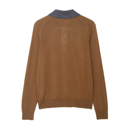 Damen Pullover mit modernem Rautenmuster und Polokragen Stalluxe
