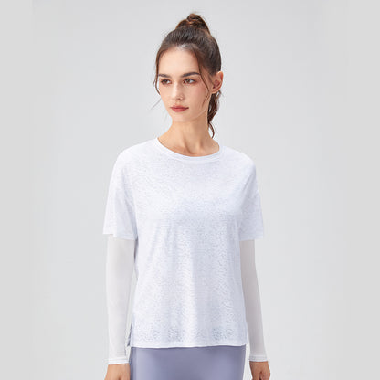 Damen Funktions-T-Shirt mit atmungsaktiver Technologie und innovativem Lagenlook Stalluxe