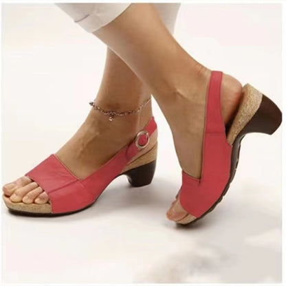 Damen Komfortable und stilvolle Sandalen mit anatomischem Fußbett und klassischem Riemendesign Stalluxe