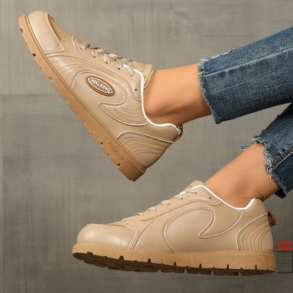 Damen modische Sneakers mit atmungsaktivem Obermaterial und rutschfester Sohle Stalluxe