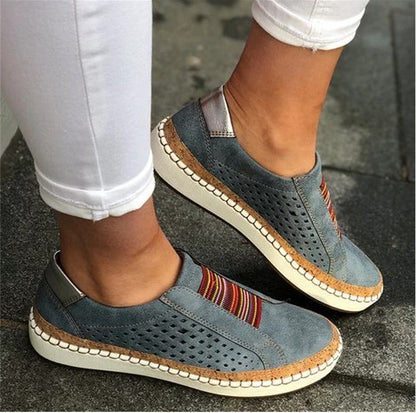 Damen Bequeme Slipper mit atmungsaktiver Obermaterialien Stalluxe
