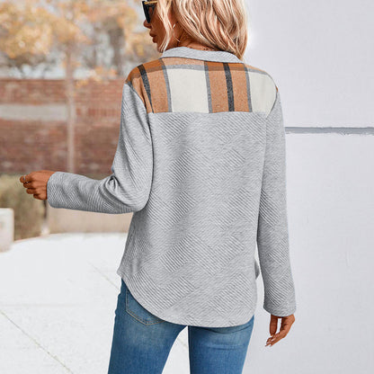Damen Hochwertiger Pullover mit strukturiertem Stehkragen Stalluxe