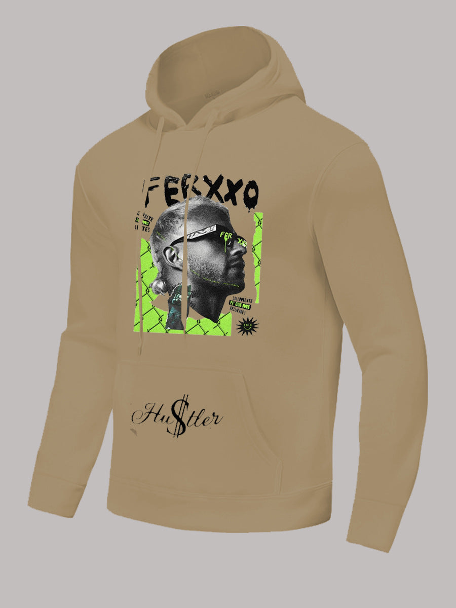 Damen Hoodie mit grafischem Streetart-Print Stalluxe