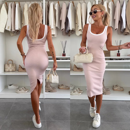 Damen figurbetontes Sommerkleid Stalluxe