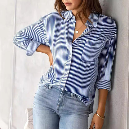 Damen lässige Hemdbluse Stalluxe