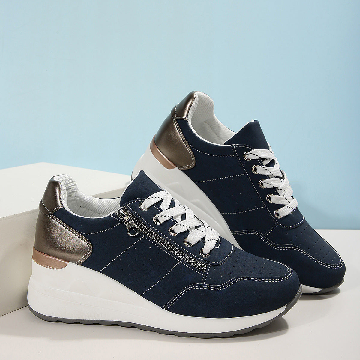 Damen Komfortabele Sneakers mit modischem Design und atmungsaktiver Sohle Stalluxe