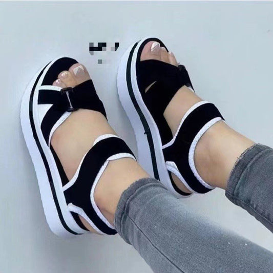 Damen Sportliche Sandalen mit ergonomischem Fußbett und verstellbarem Riemendesign Stalluxe