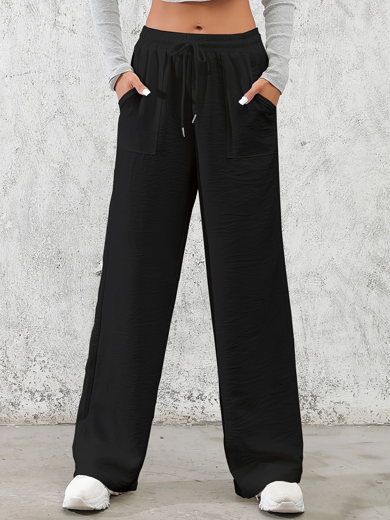 Damen Weitgeschnittene Freizeithose Stalluxe
