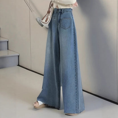 Damen weite Jeanshose Stalluxe