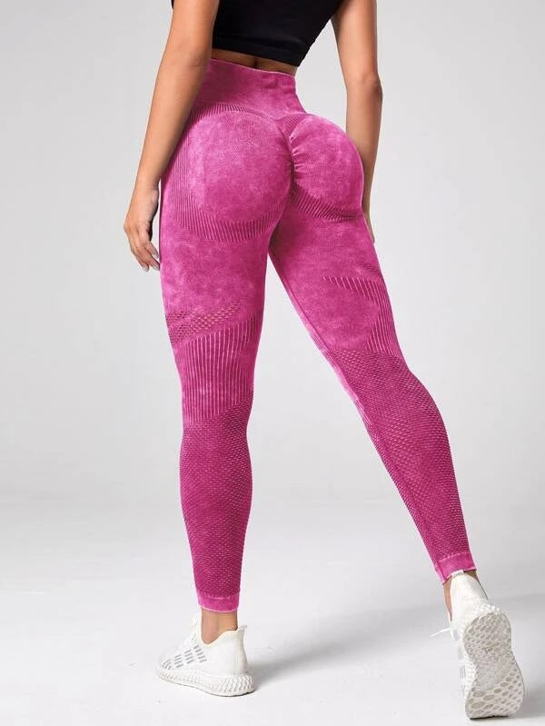 Damen Sculpting Leggings mit hohem Bund und innovativer Textur Stalluxe