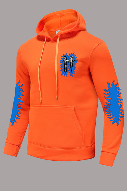 Damen Kapuzenpullover mit kreativem Grafikdruck und lässigem Schnitt Stalluxe