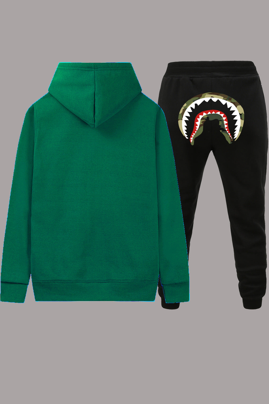 Damen Kapuzenpullover und Jogginghose Set mit kreativem Motiv Stalluxe