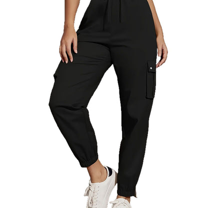 Damen Cargo-Hose mit elastischem Bund und praktischen Seitentaschen Stalluxe