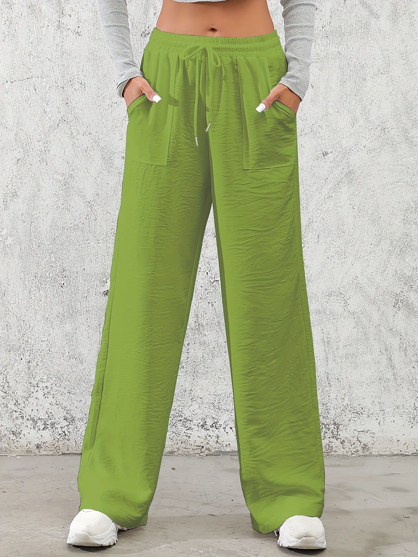 Damen Weitgeschnittene Freizeithose Stalluxe