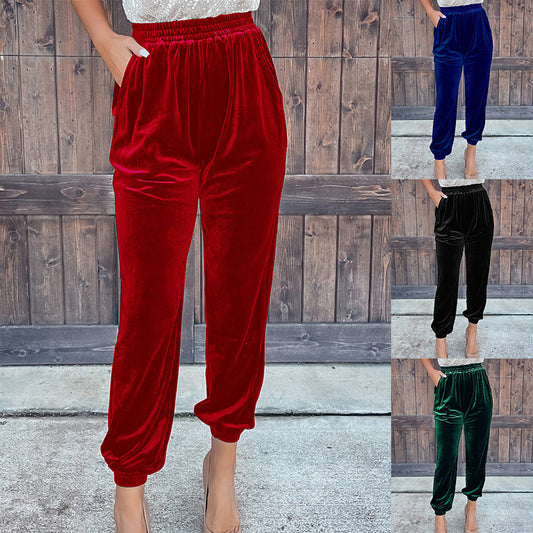 Damen samtig weiche Freizeithose Stalluxe