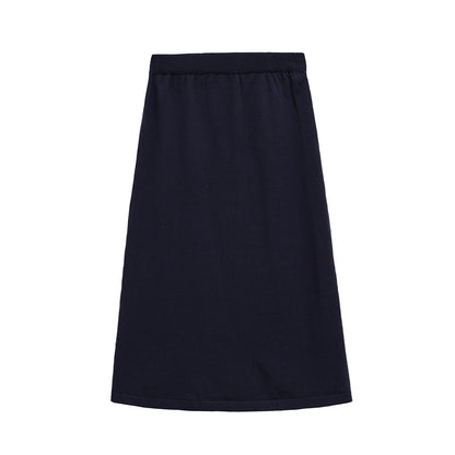 Damen Bequemer Jersey-Rock mit elastischem Bund Stalluxe