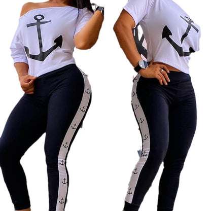 Damen Leggings und lässiges Oberteil Set Stalluxe
