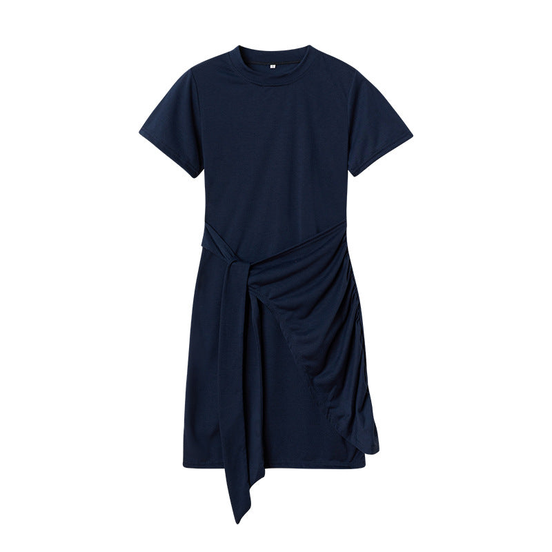 Damen Sommerliches Wickelkleid mit verspieltem Design und dekorativem Taillengürtel Stalluxe