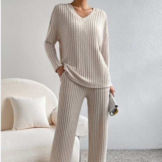 Damen gemütlicher Strickanzug Stalluxe