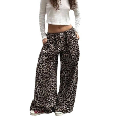 Damen Weitgeschnittene Leo-Hose Stalluxe