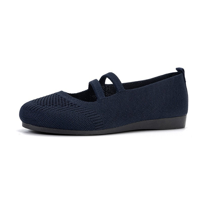 Damen Bequeme Ballerinas mit eleganten Kreuzriemen Stalluxe