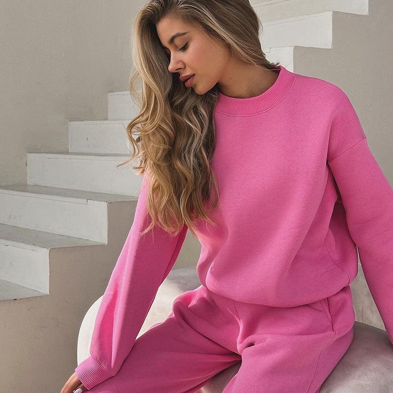 Damen lässiger Sweatanzug mit weitem Schnitt und angenehmem Tragekomfort Stalluxe